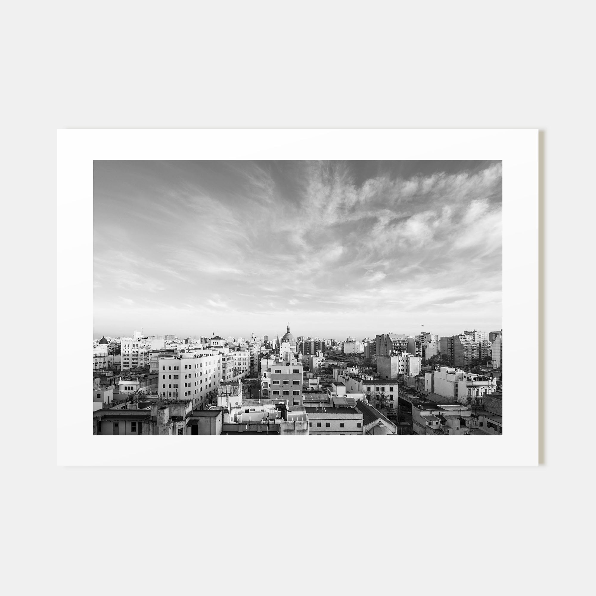 Argentina Landscape B&W Poster