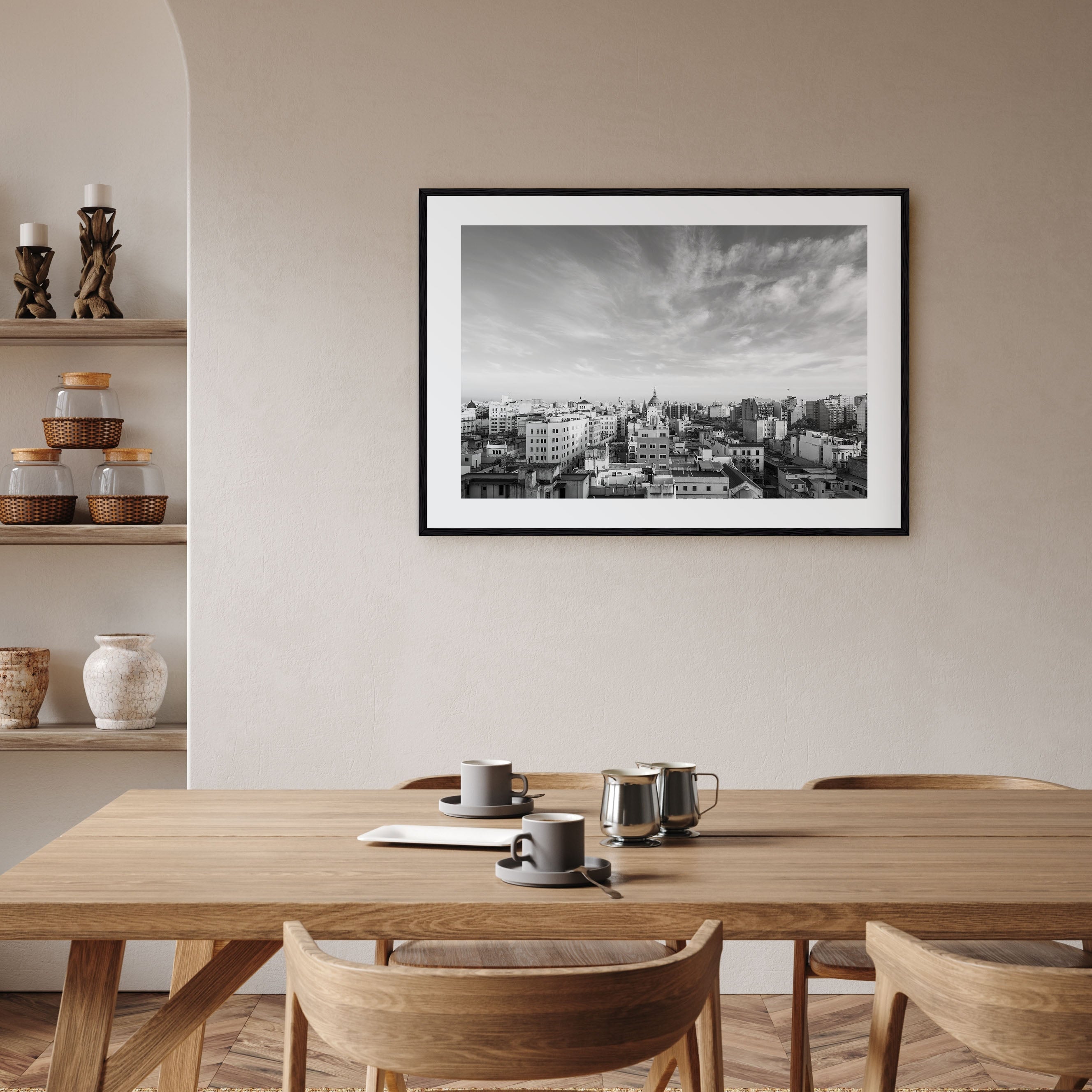 Argentina Landscape B&W Poster