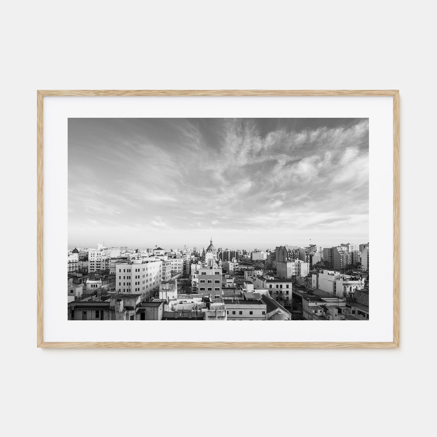 Argentina Landscape B&W Poster