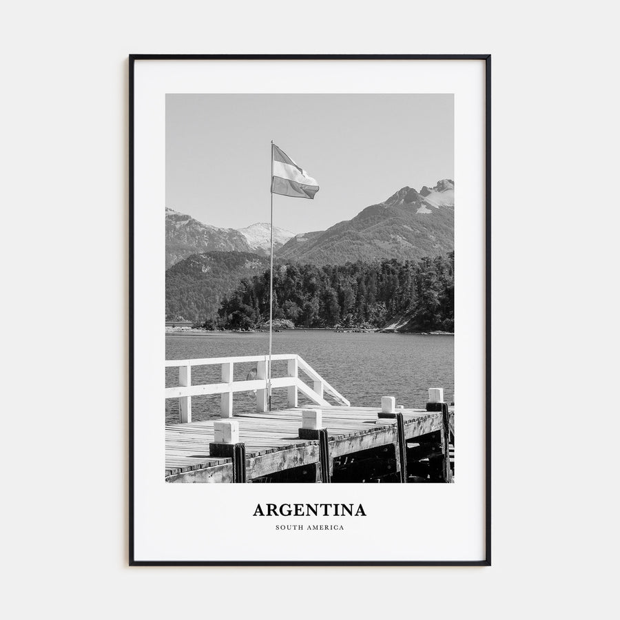 Argentina Portrait B&W No 1 Poster