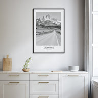 Argentina Portrait B&W No 2 Poster