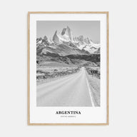 Argentina Portrait B&W No 2 Poster