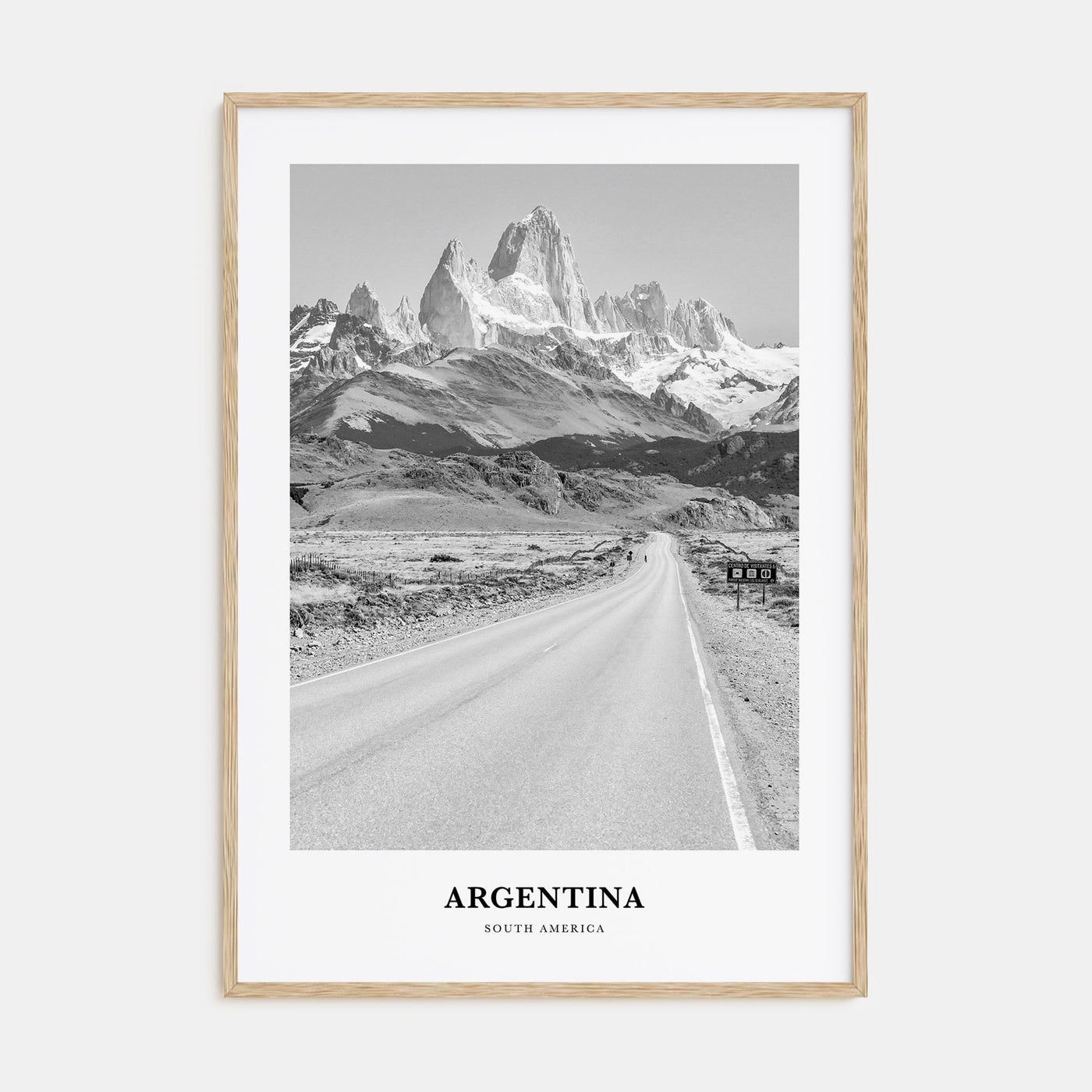 Argentina Portrait B&W No 2 Poster