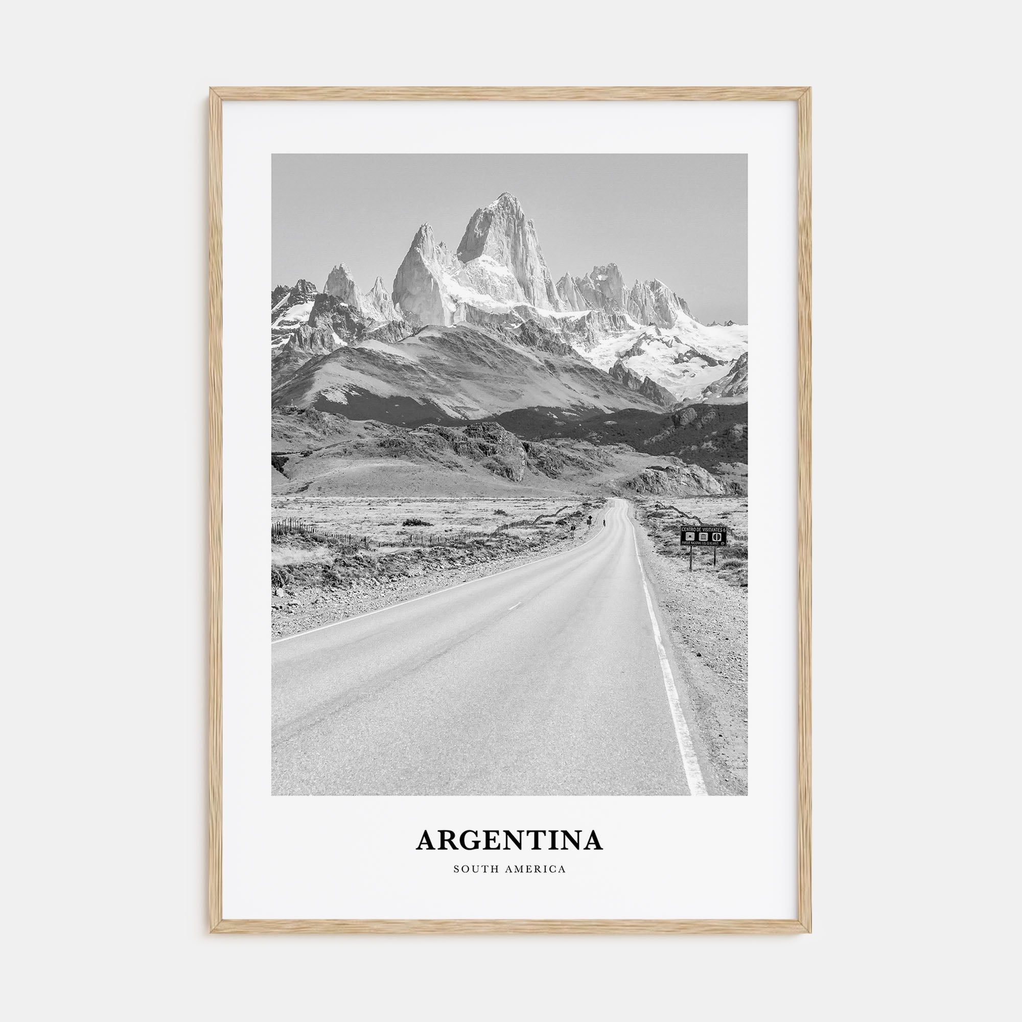 Argentina Portrait B&W No 2 Poster