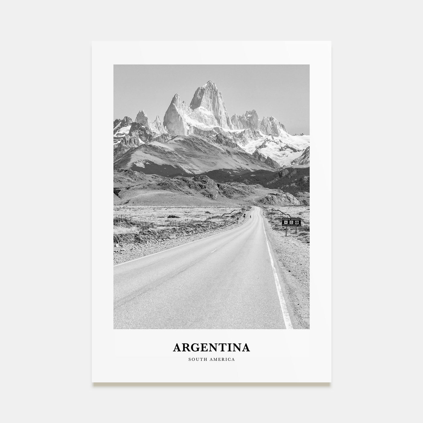 Argentina Portrait B&W No 2 Poster