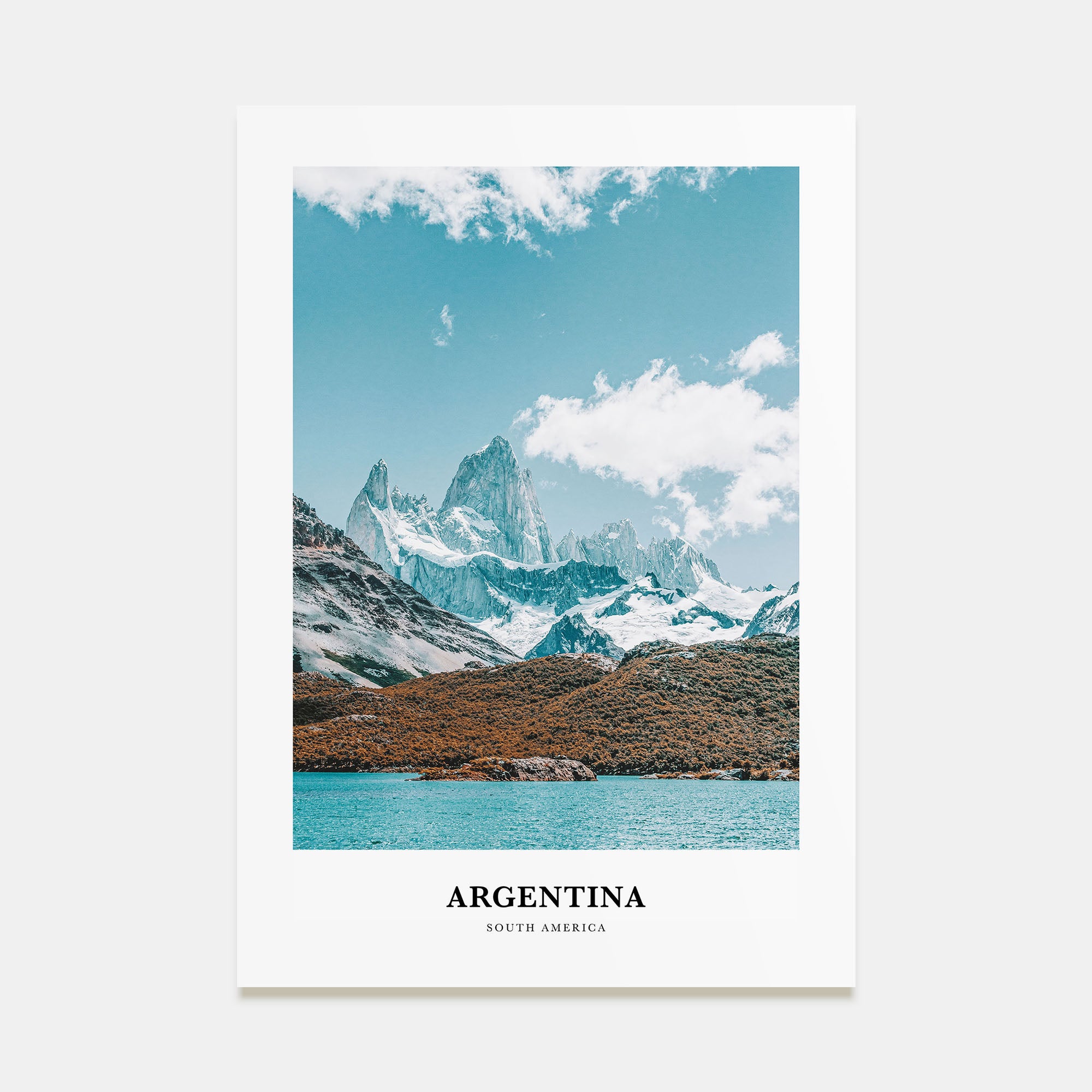 Argentina Portrait Color Poster