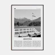 Argentina Travel B&W No 2 Poster