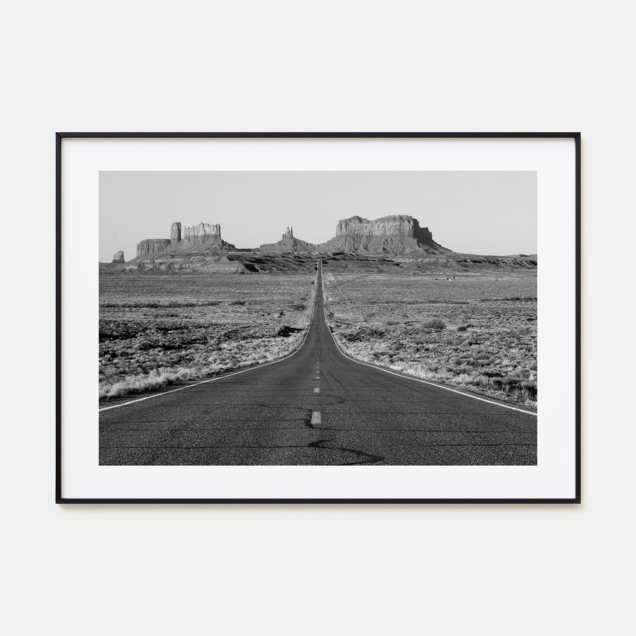 Arizona Landscape B&W No 1 Poster