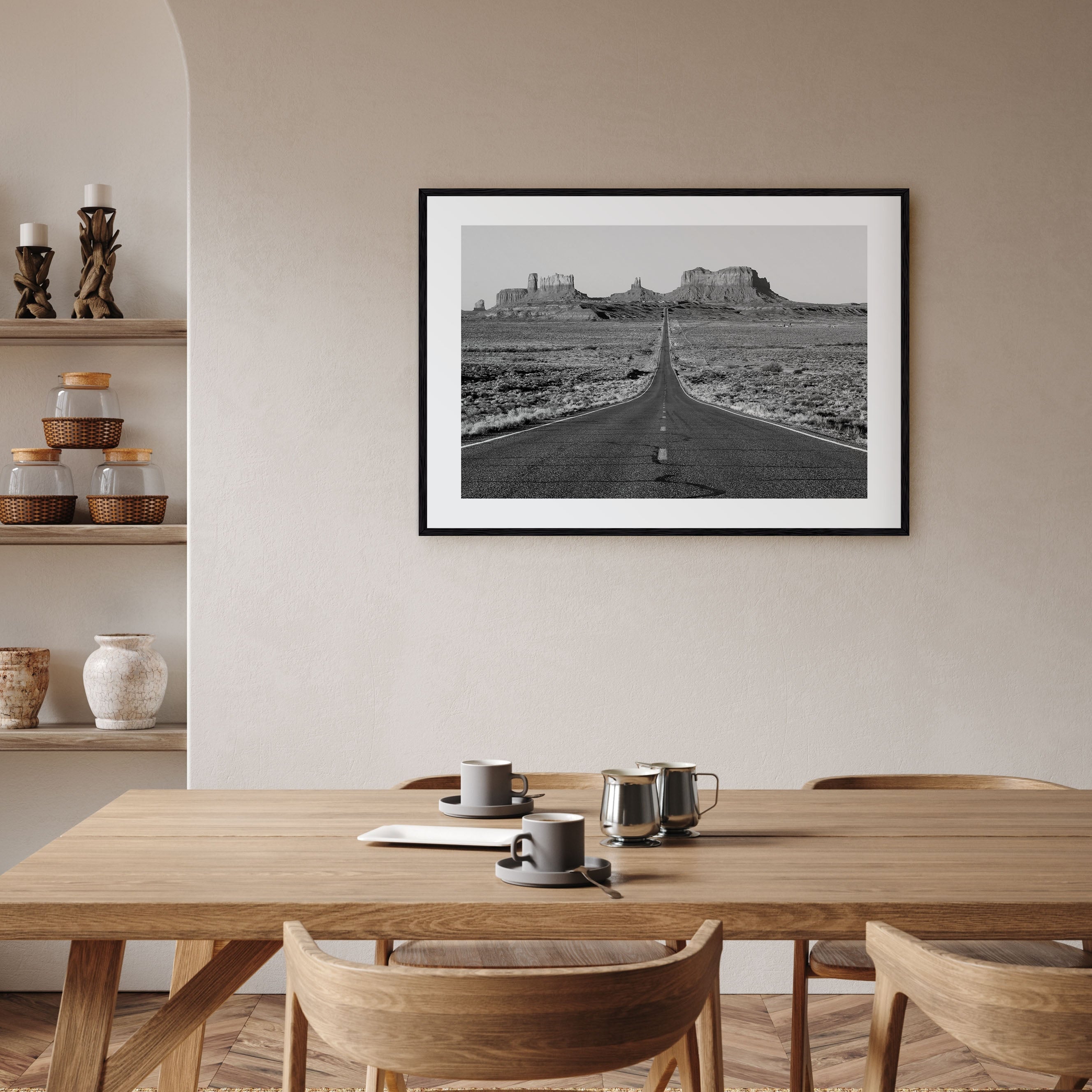 Arizona Landscape B&W No 1 Poster