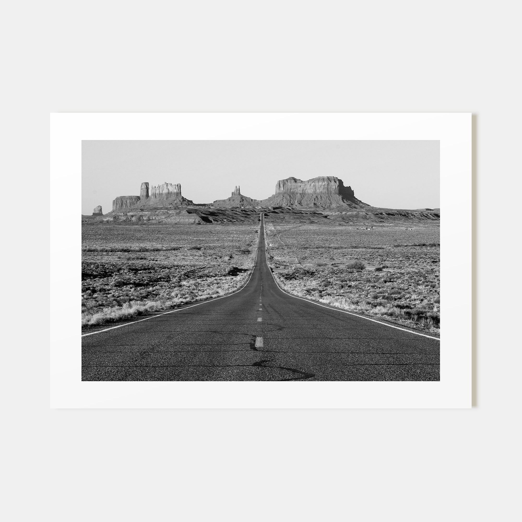 Arizona Landscape B&W No 1 Poster
