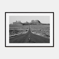 Arizona Landscape B&W No 1 Poster