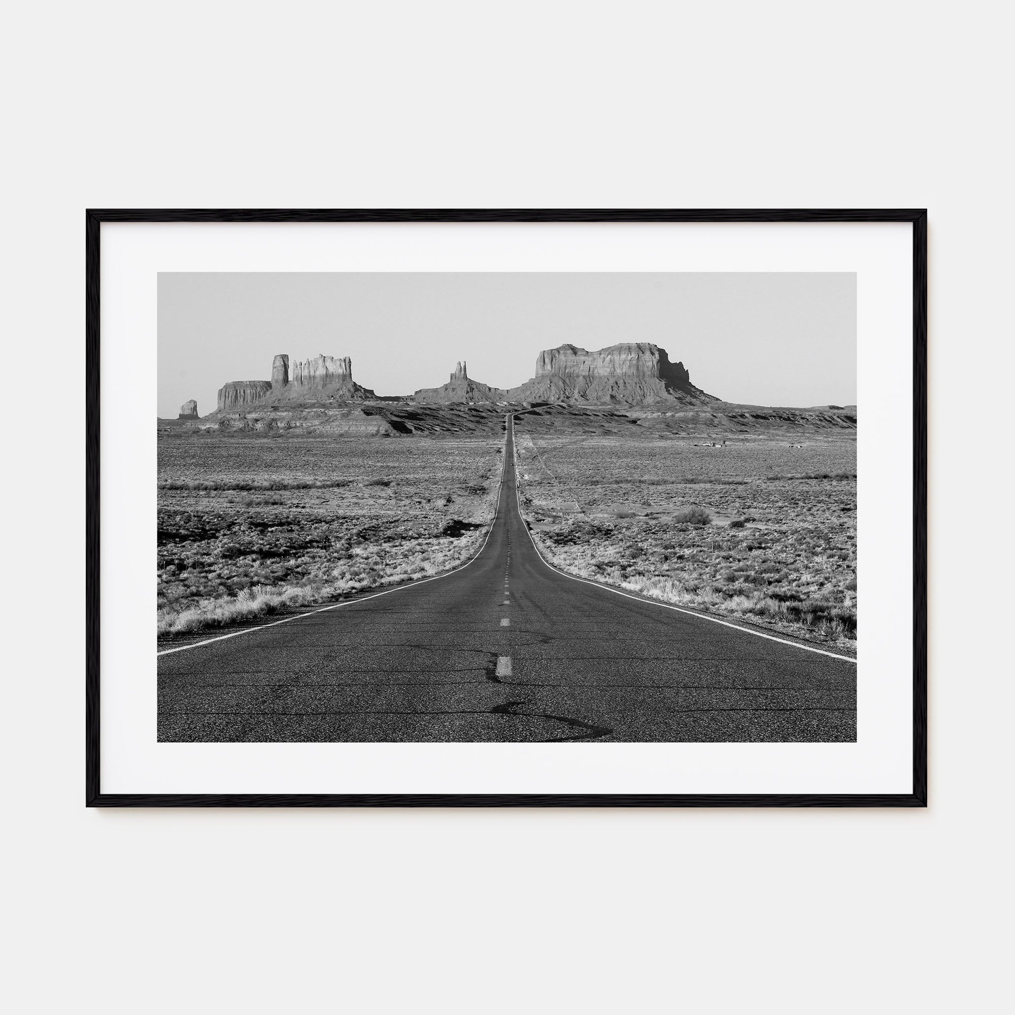 Arizona Landscape B&W No 1 Poster