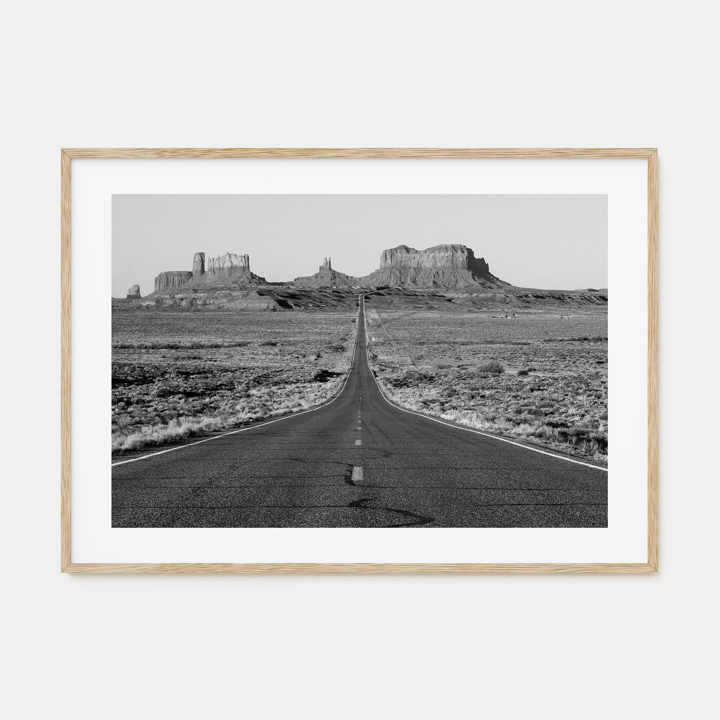Arizona Landscape B&W No 1 Poster