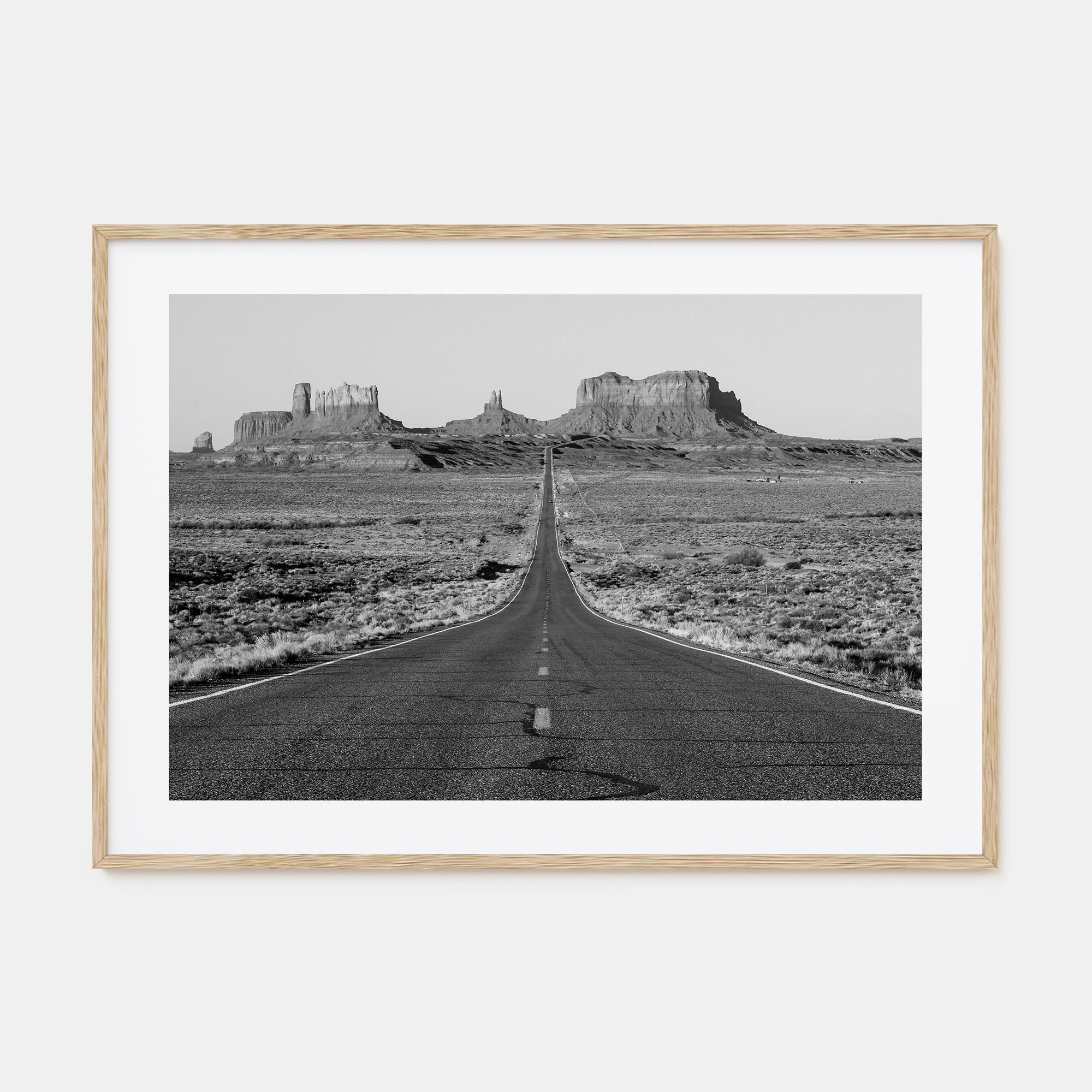 Arizona Landscape B&W No 1 Poster