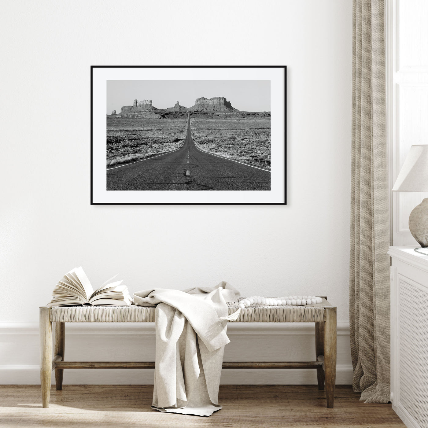 Arizona Landscape B&W No 1 Poster