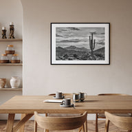 Arizona Landscape B&W No 2 Poster