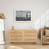 Arizona Landscape B&W No 2 Poster