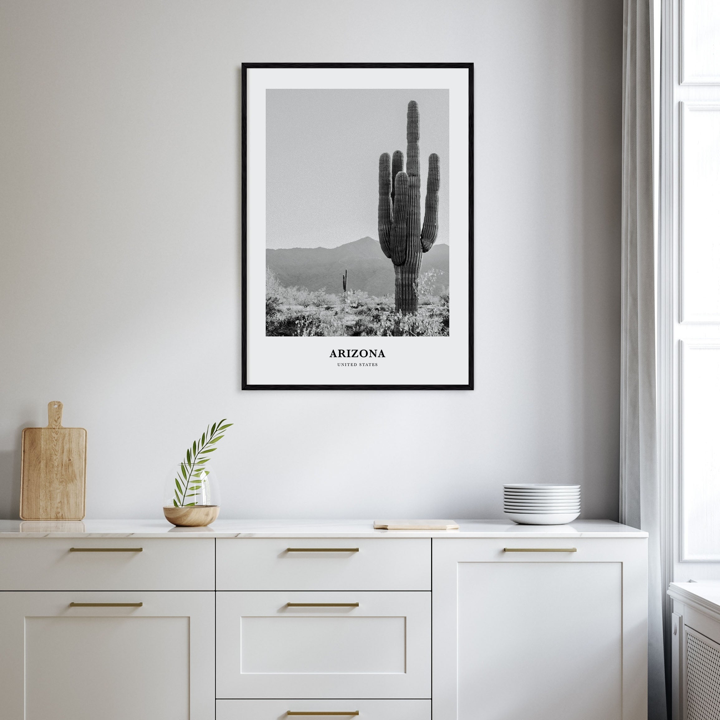 Arizona Portrait B&W No 1 Poster