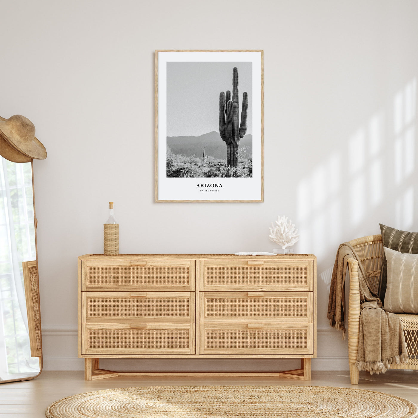Arizona Portrait B&W No 1 Poster