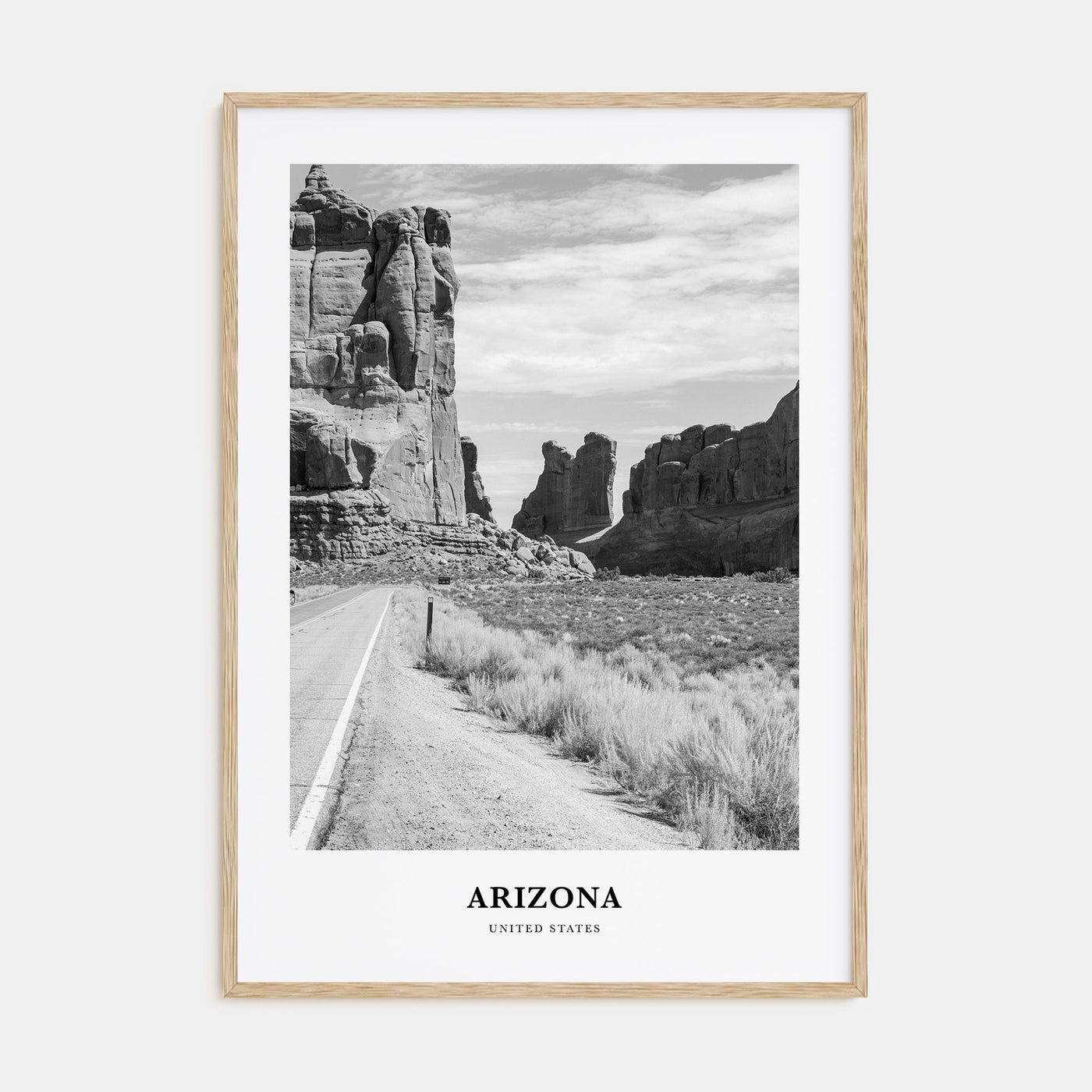 Arizona Portrait B&W No 2 Poster