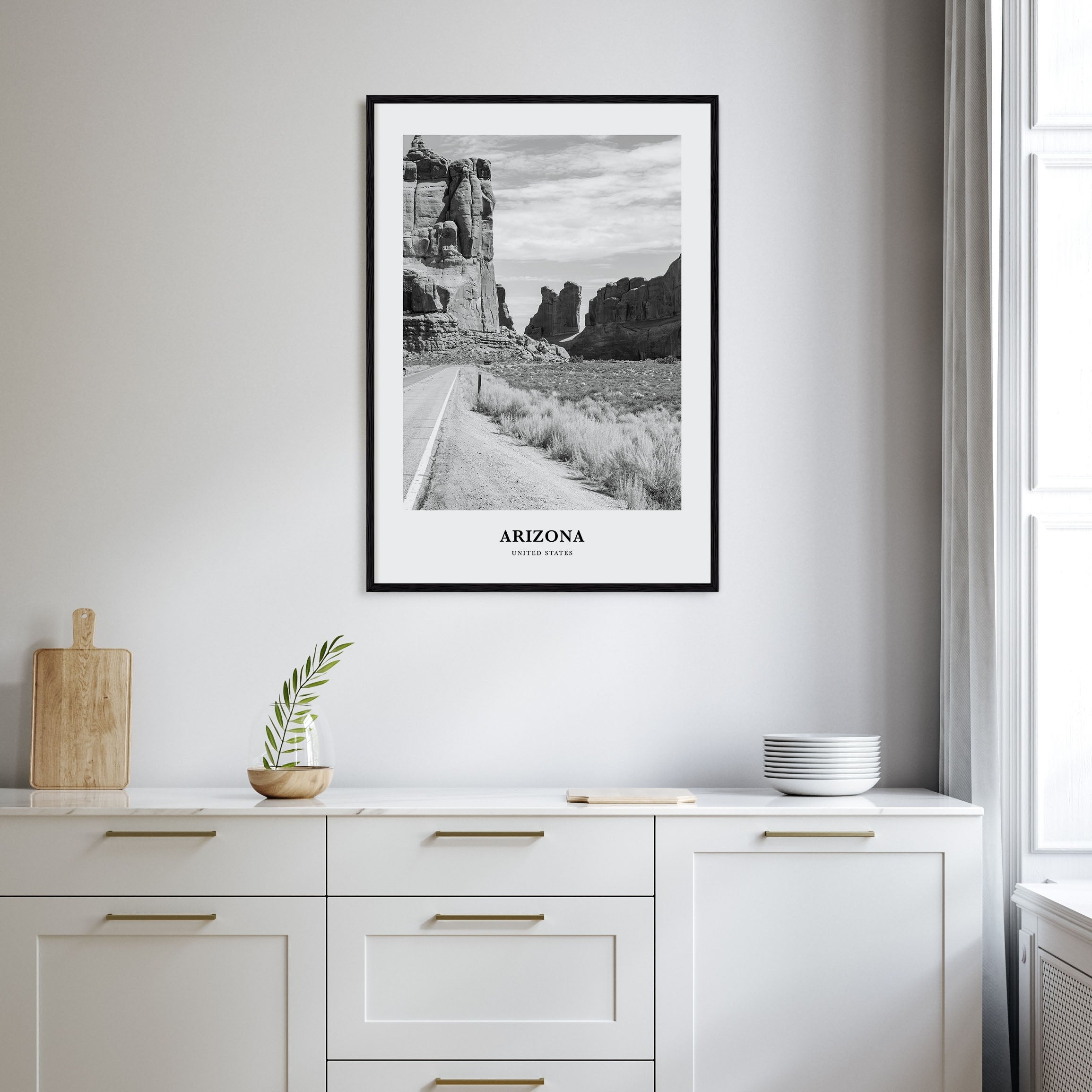 Arizona Portrait B&W No 2 Poster