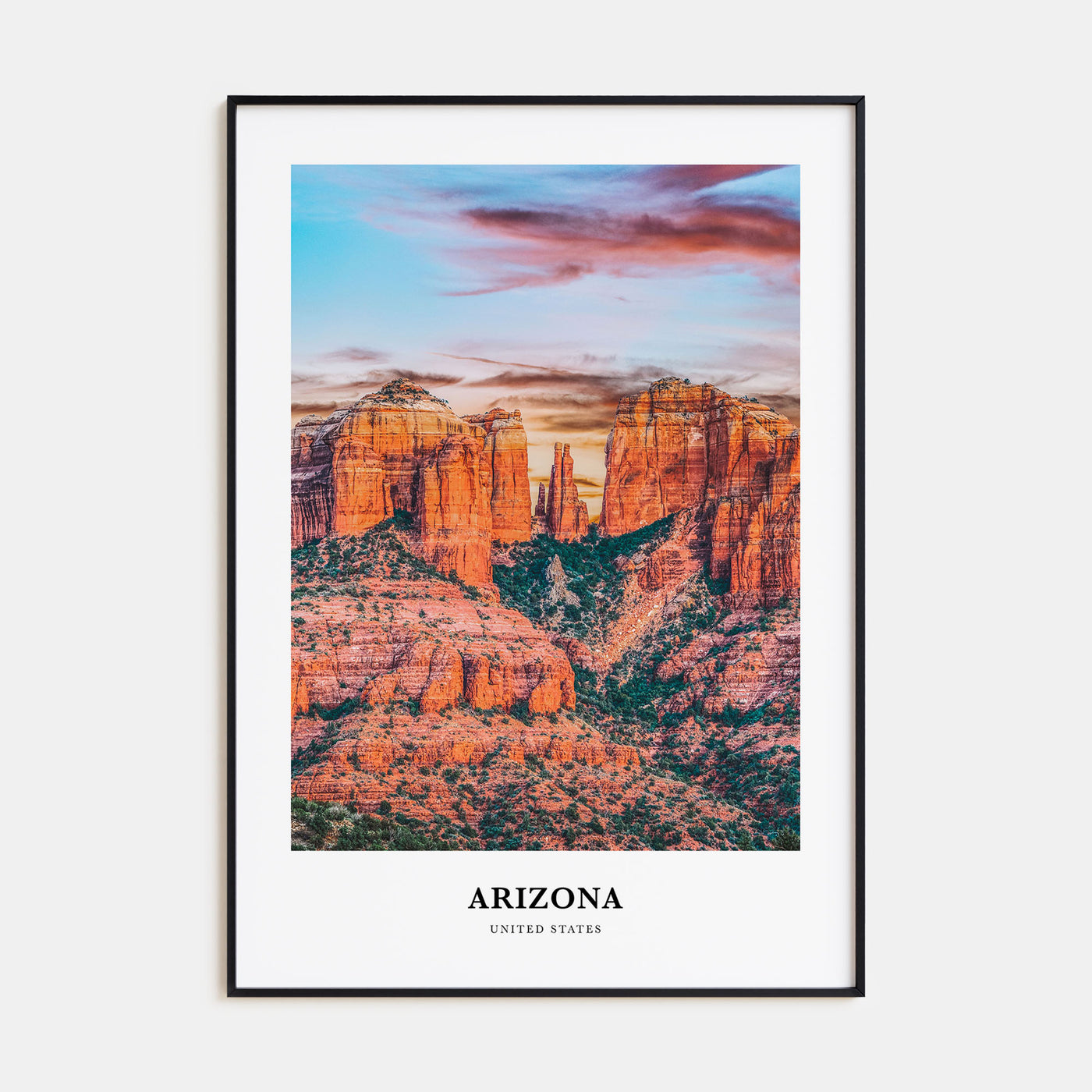 Arizona Portrait Color No 2 Poster