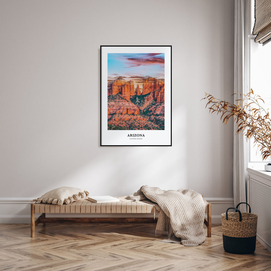 Arizona Portrait Color No 2 Poster