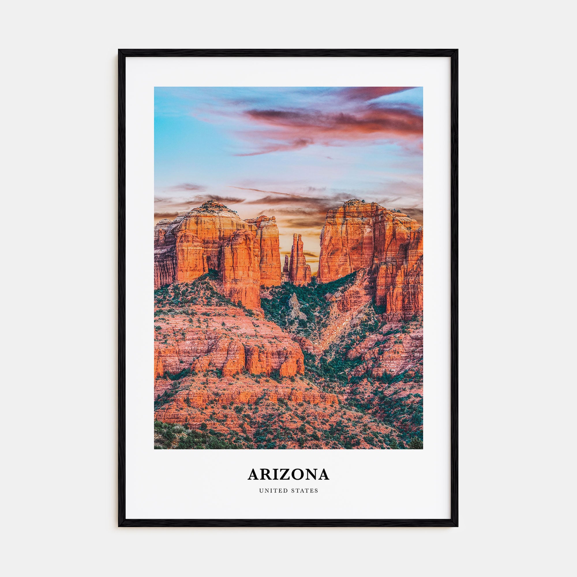 Arizona Portrait Color No 2 Poster