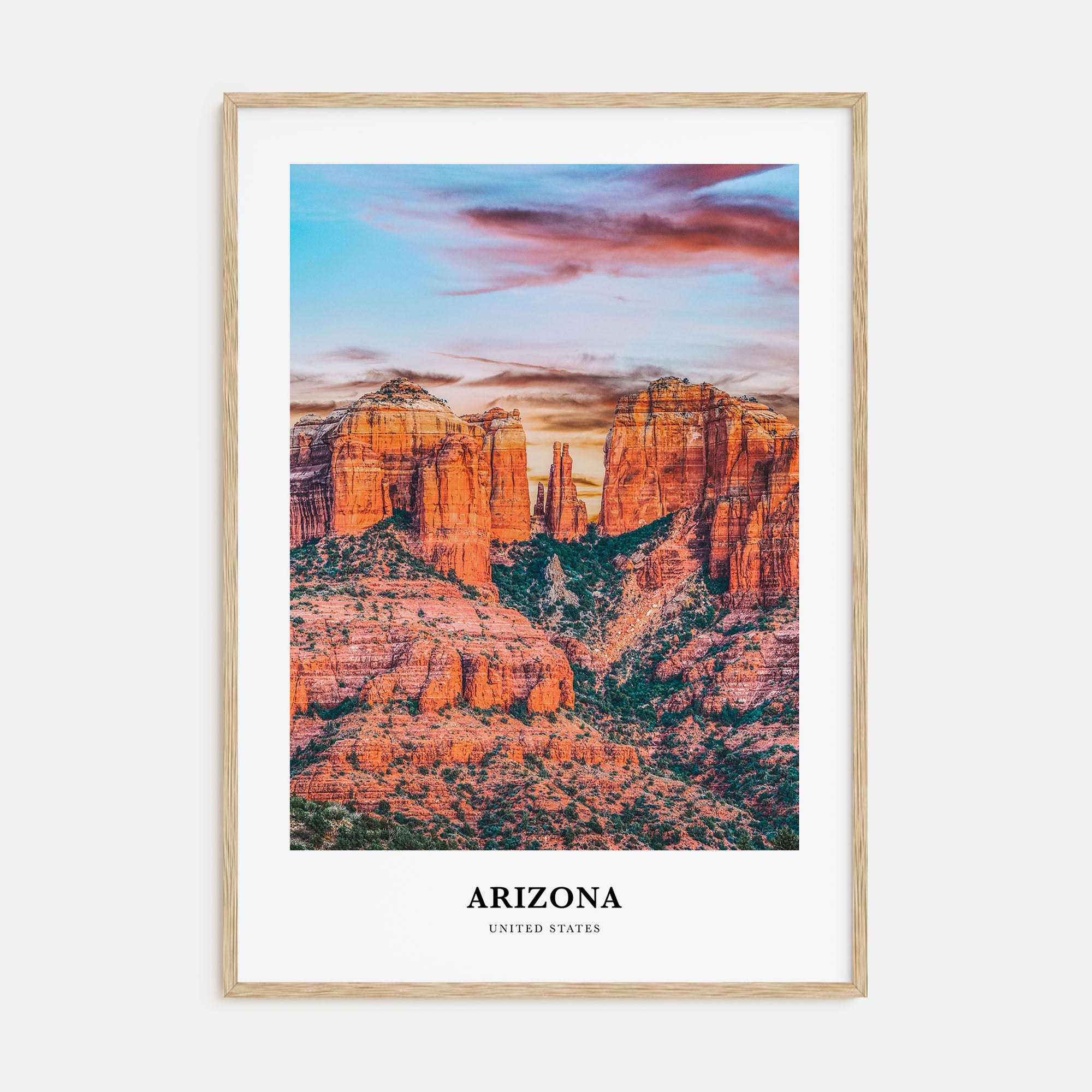 Arizona Portrait Color No 2 Poster