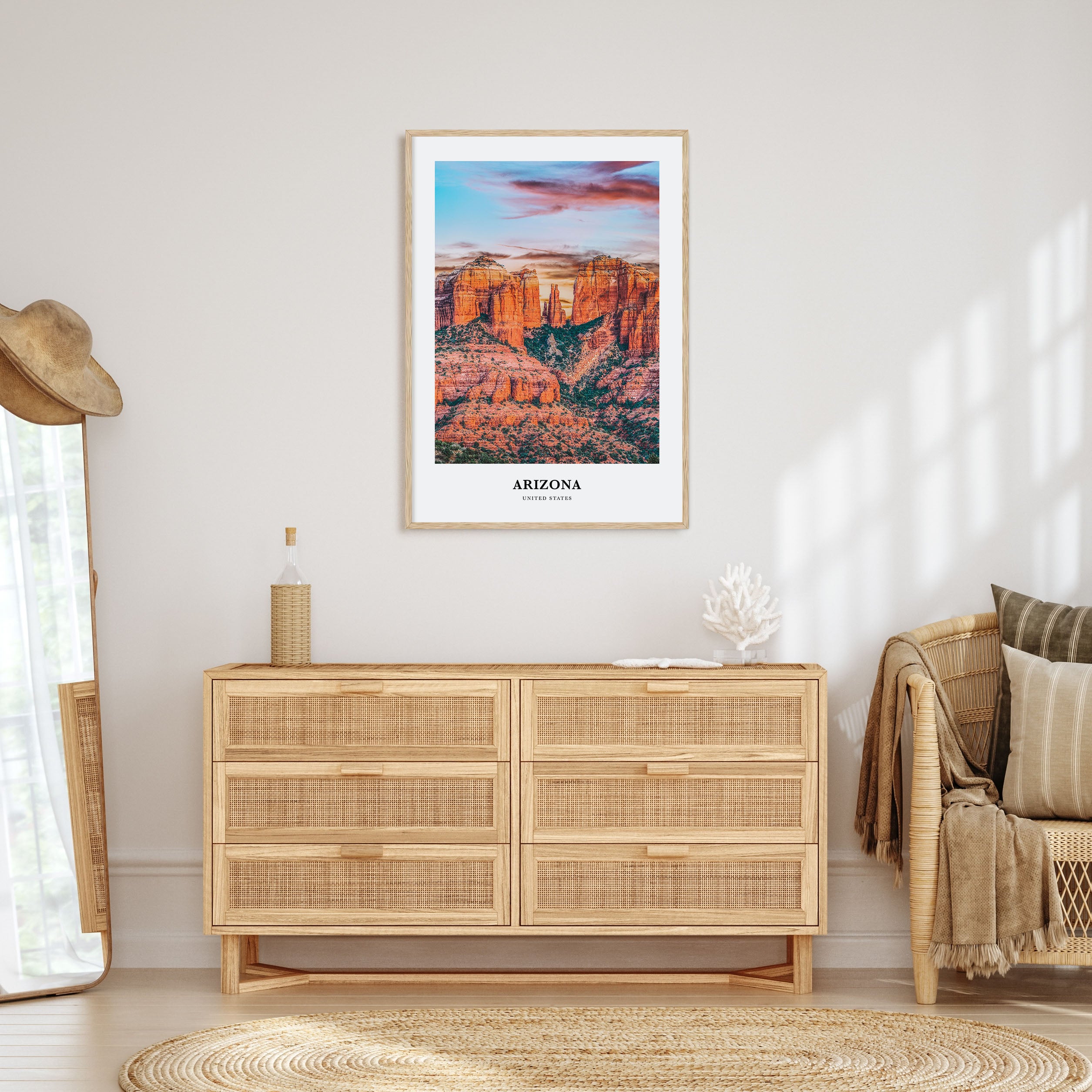 Arizona Portrait Color No 2 Poster
