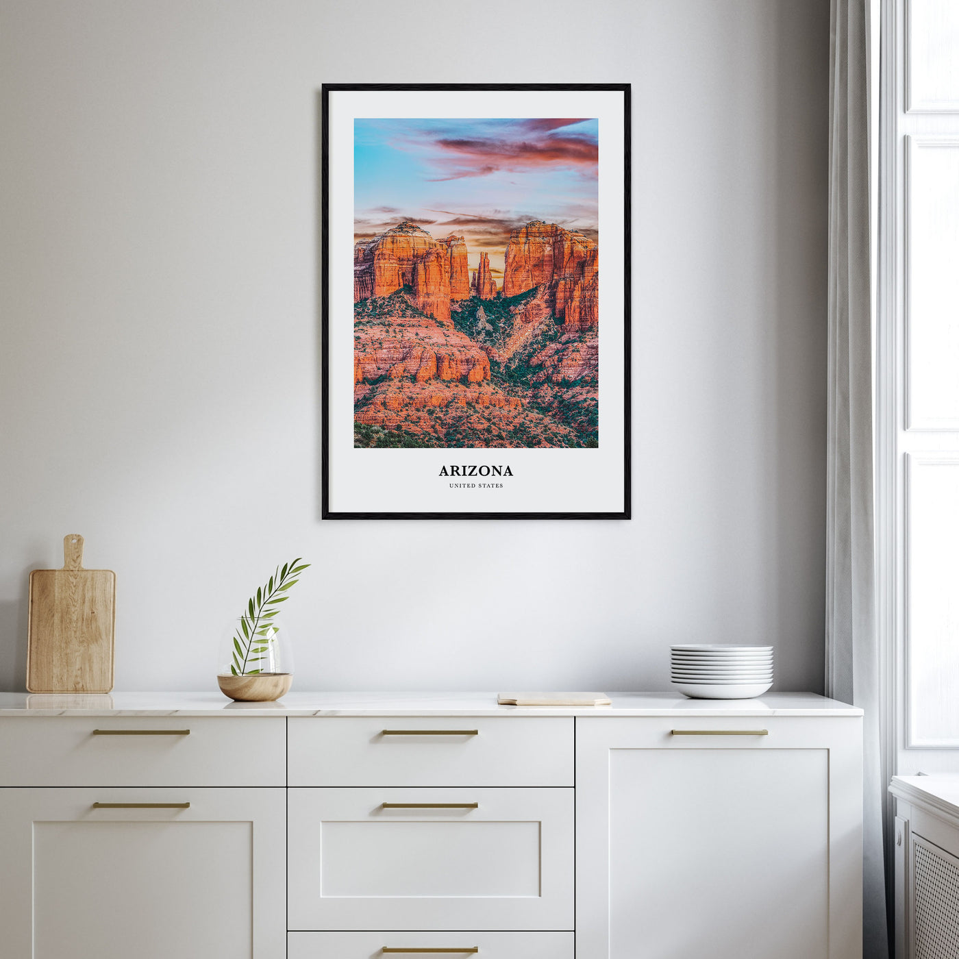Arizona Portrait Color No 2 Poster