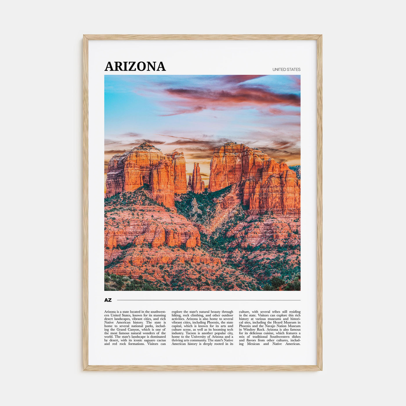 Arizona Travel Color No 2 Poster