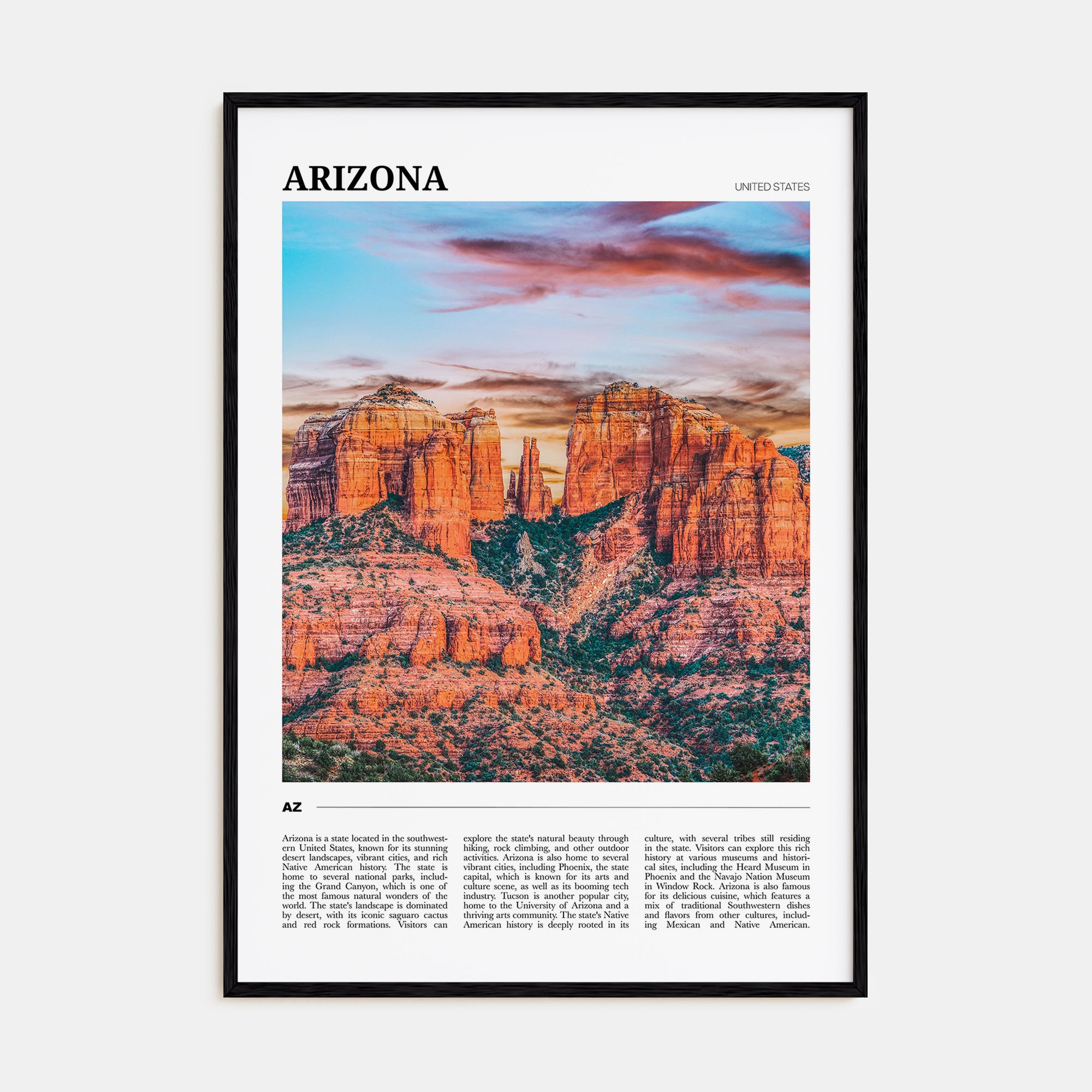 Arizona Travel Color No 2 Poster