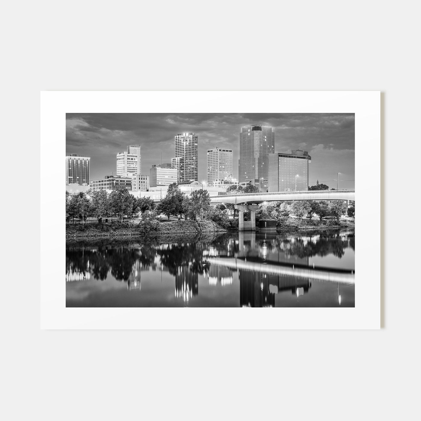 Arkansas Landscape B&W Poster