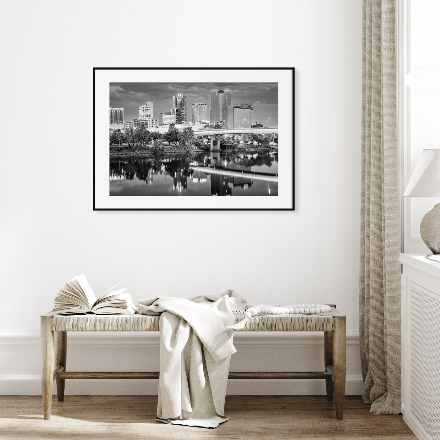 Arkansas Landscape B&W Poster