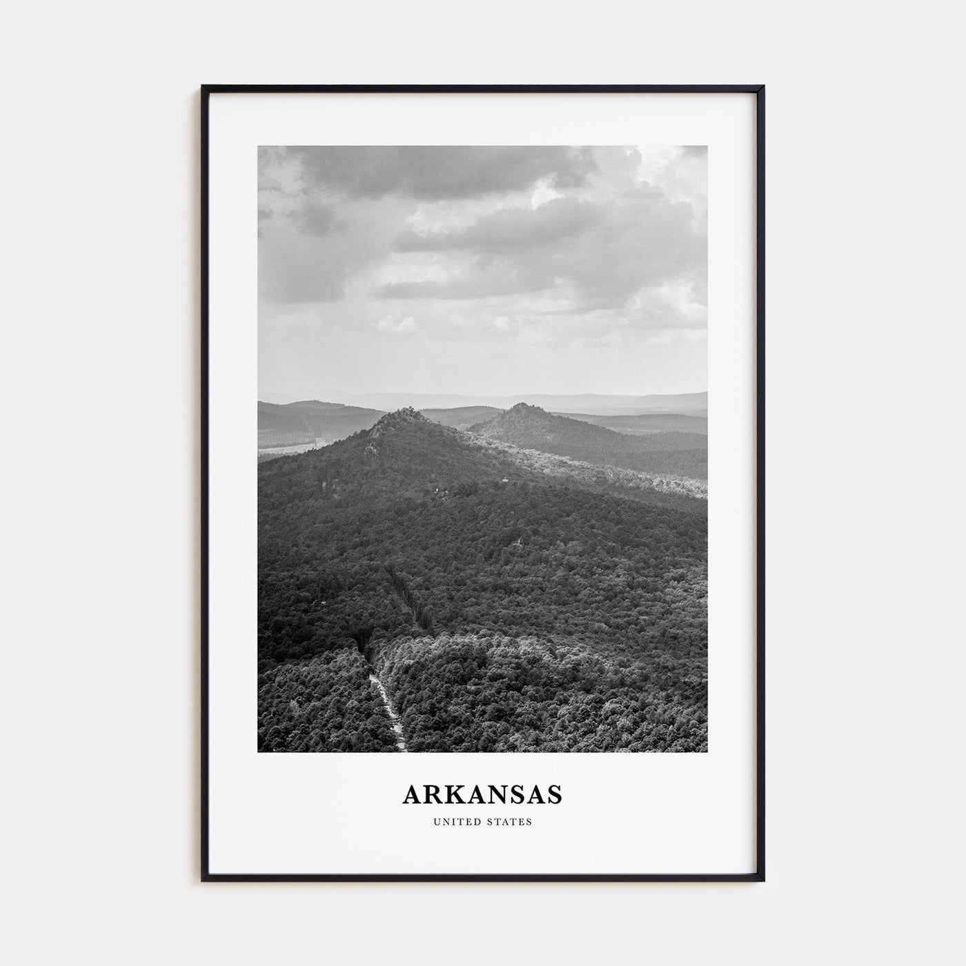 Arkansas Portrait B&W No 1 Poster