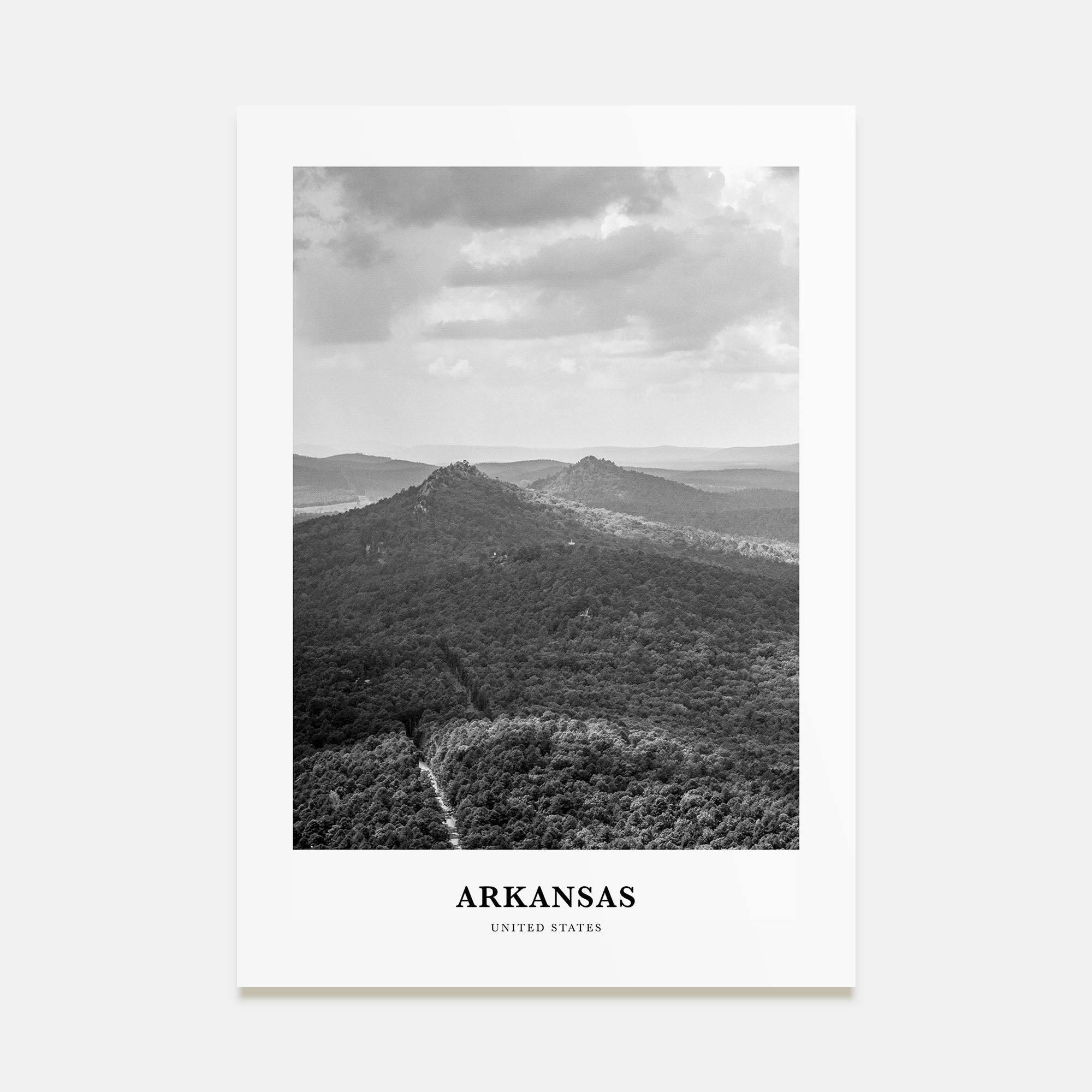 Arkansas Portrait B&W No 1 Poster