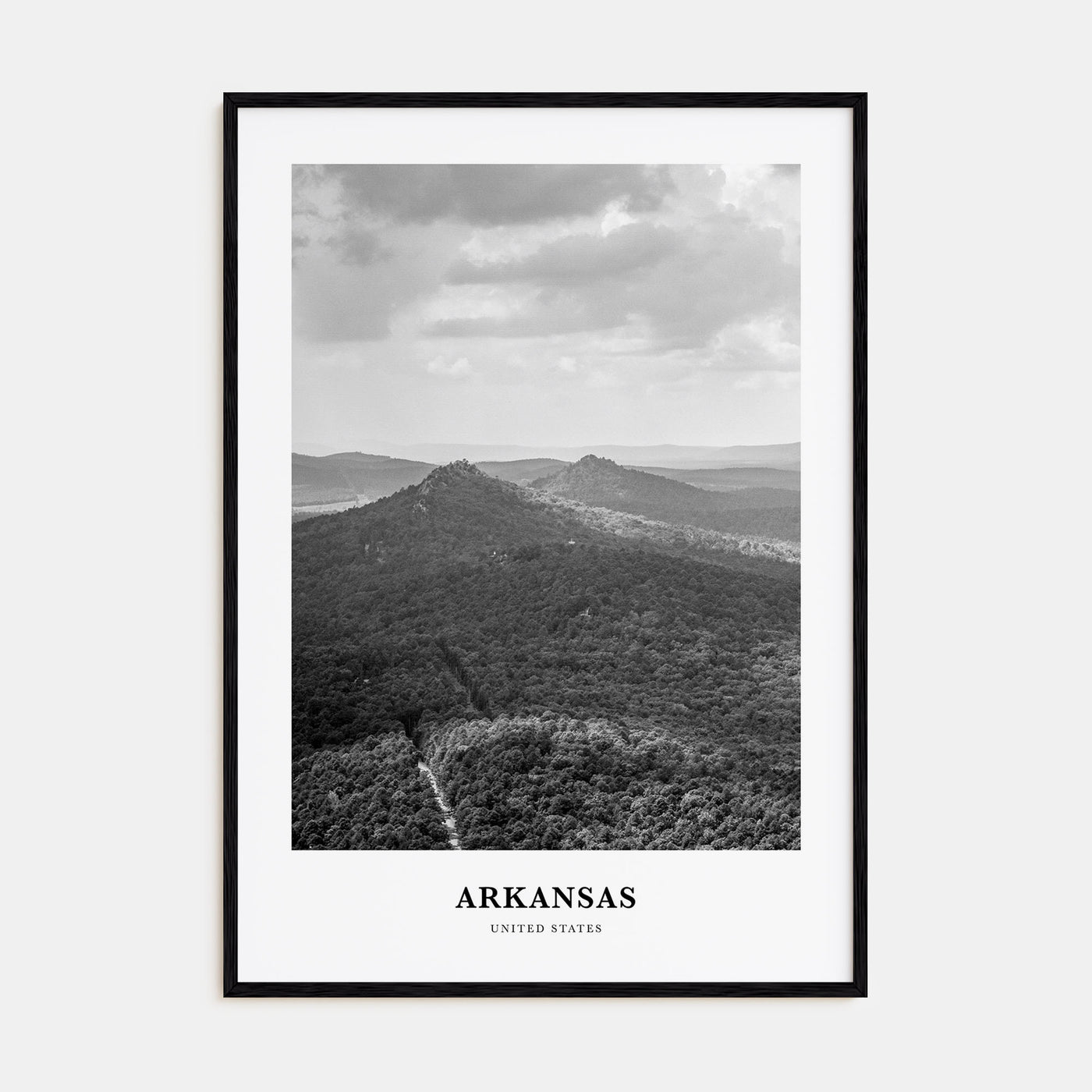 Arkansas Portrait B&W No 1 Poster