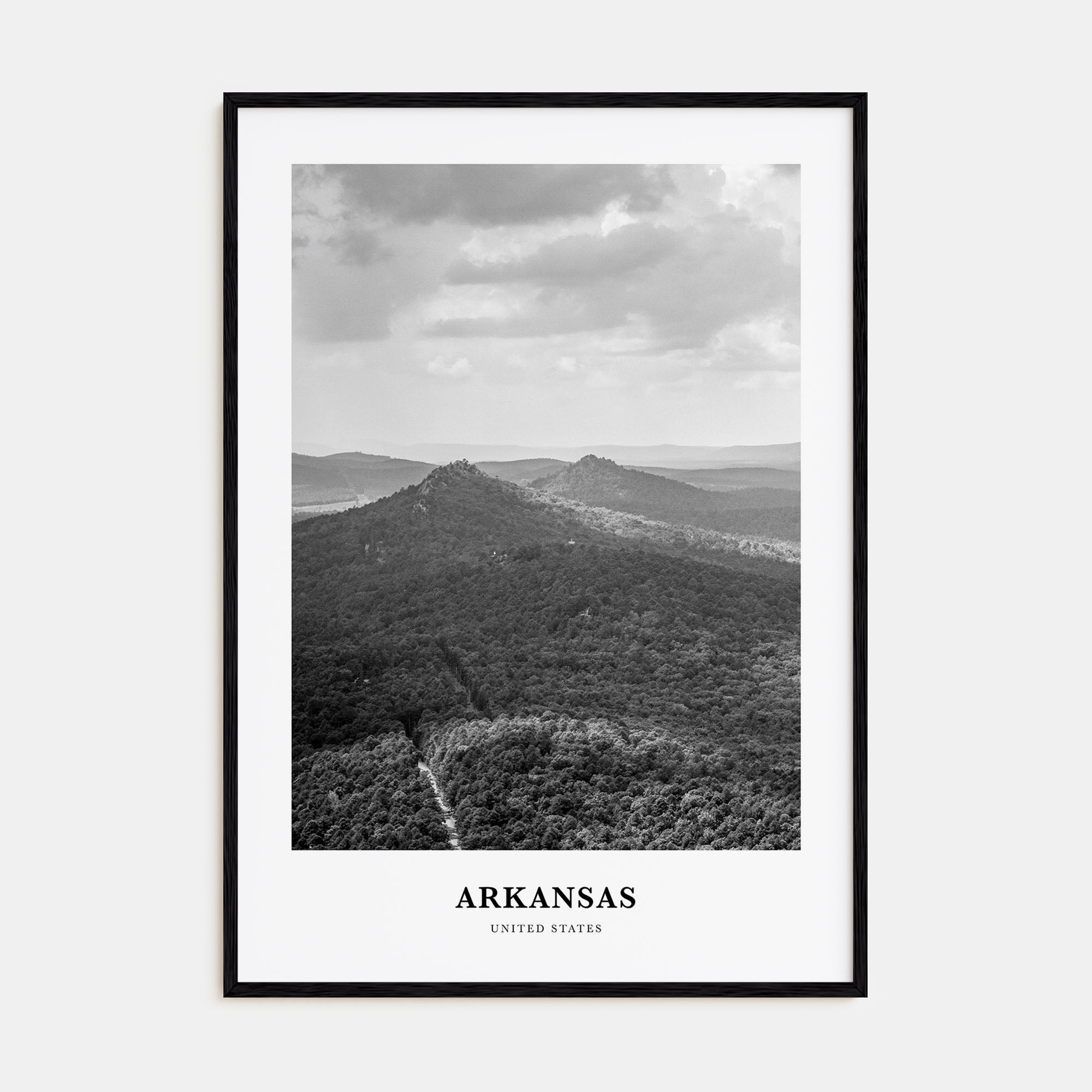 Arkansas Portrait B&W No 1 Poster