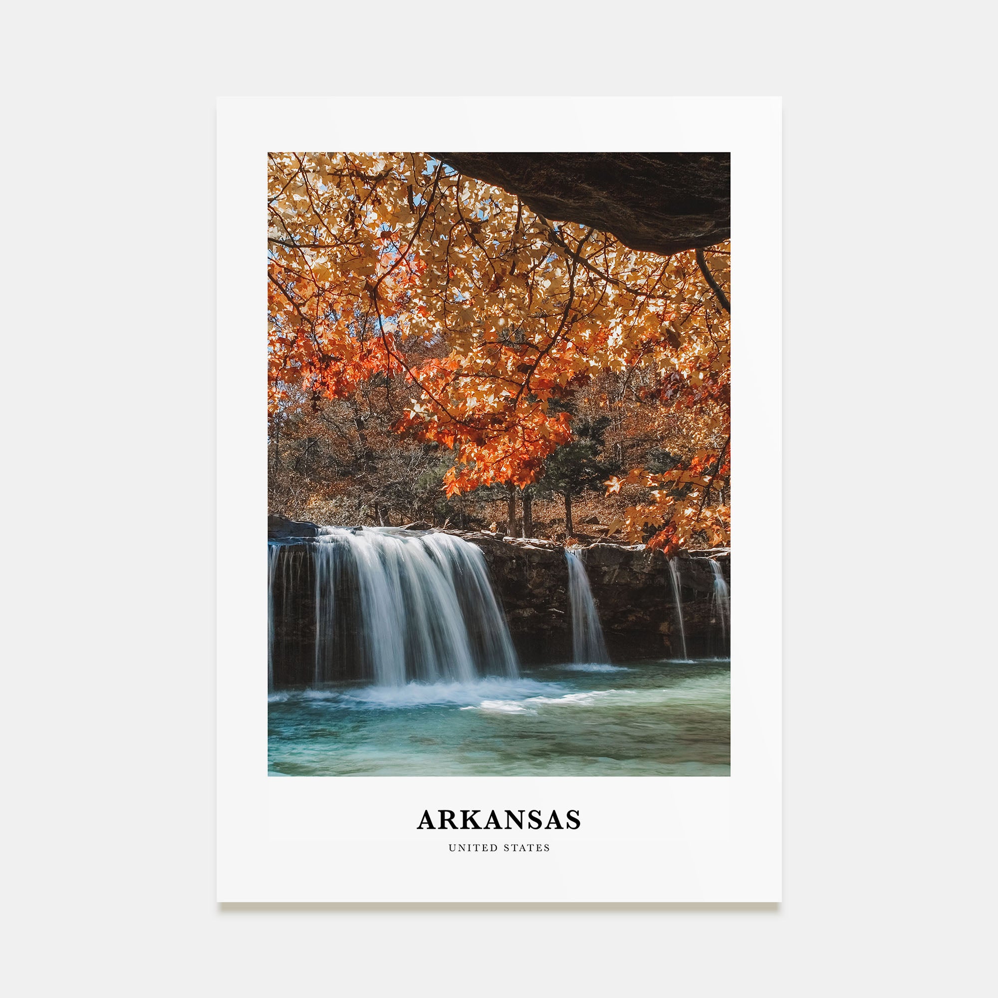 Arkansas Portrait Color Poster