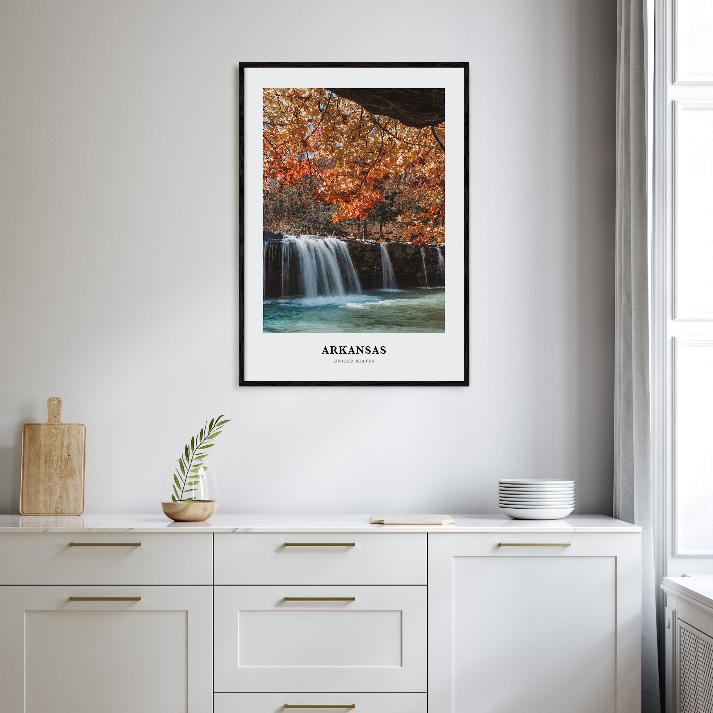 Arkansas Portrait Color Poster