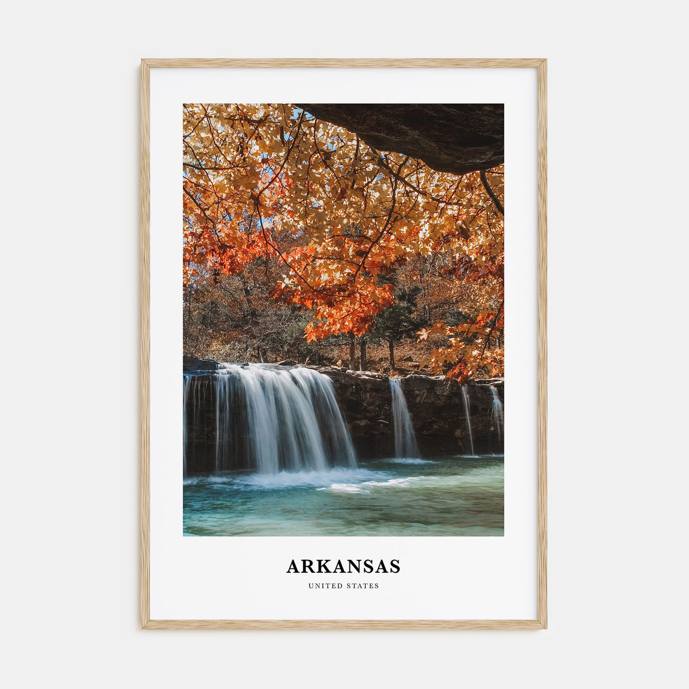 Arkansas Portrait Color Poster