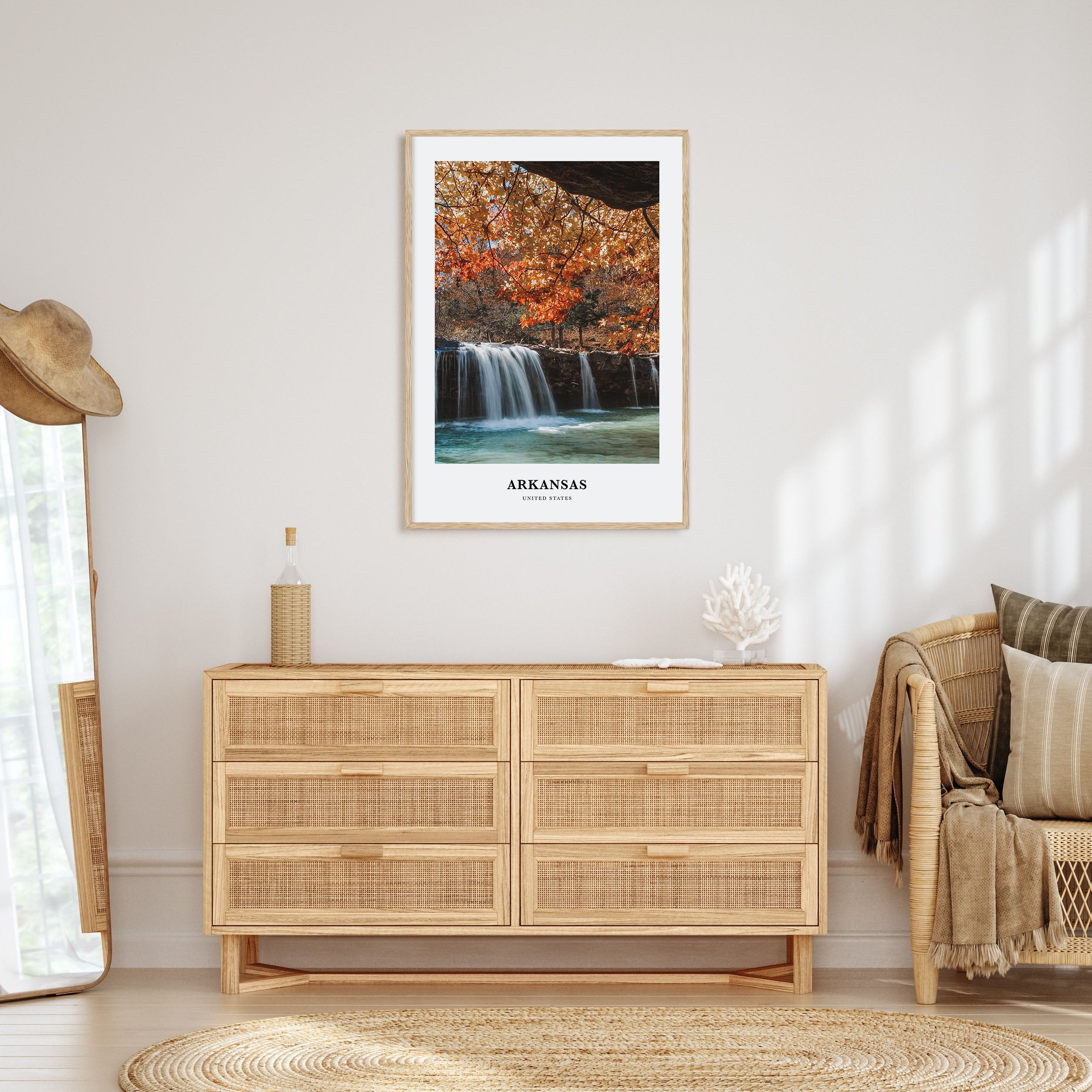 Arkansas Portrait Color Poster