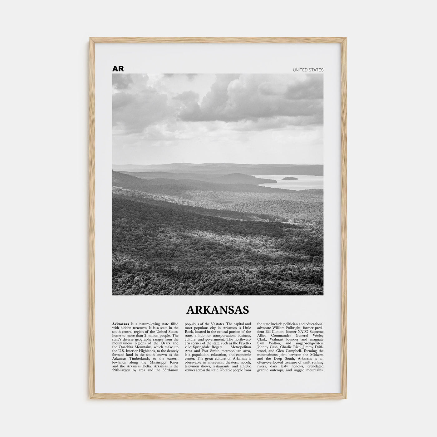 Arkansas Travel B&W No 2 Poster