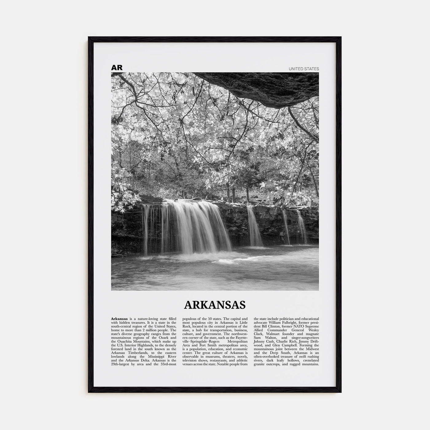 Arkansas Travel B&W No 3 Poster