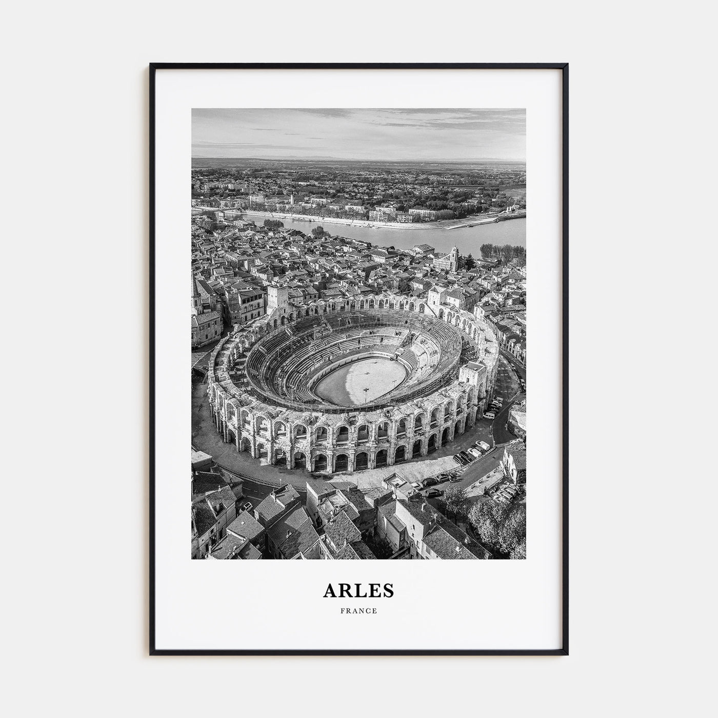 Arles Portrait B&W Poster