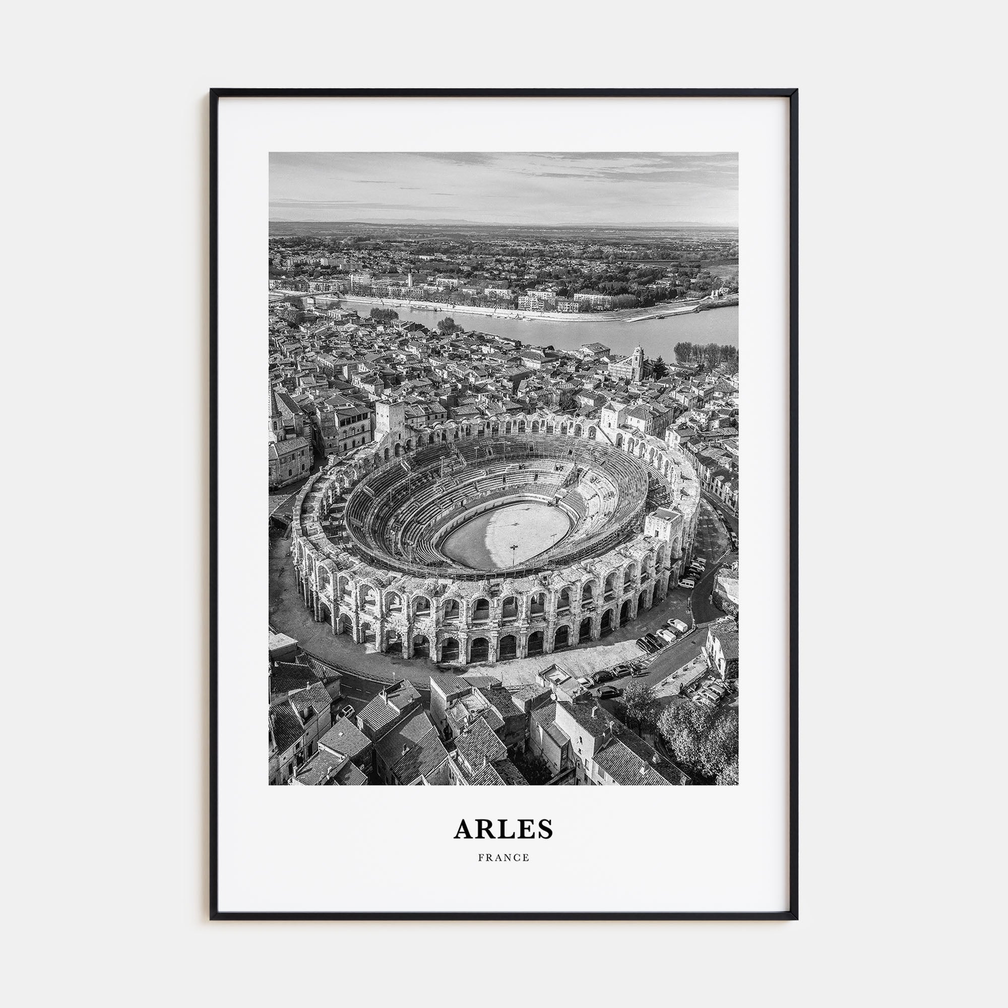 Arles Portrait B&W Poster