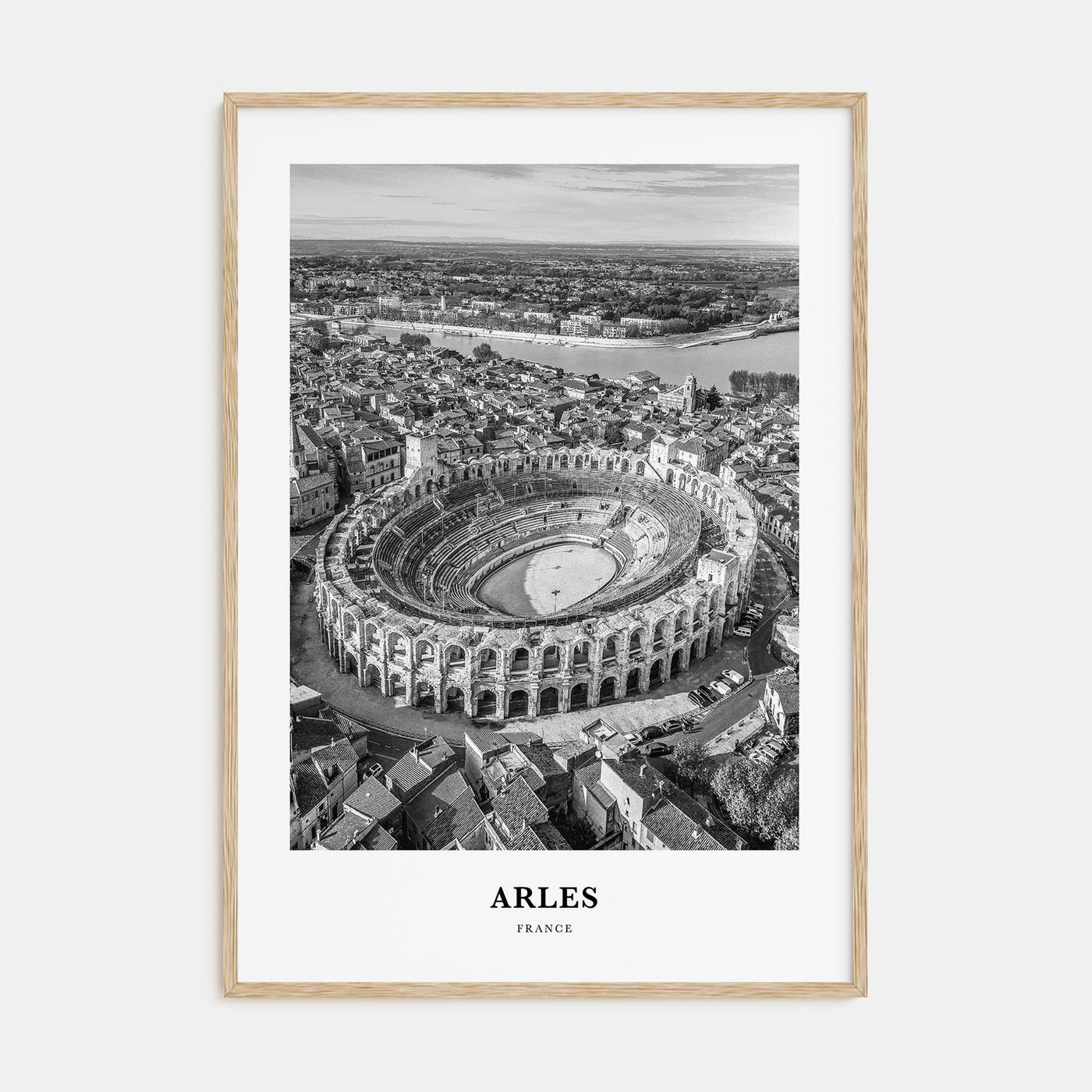 Arles Portrait B&W Poster