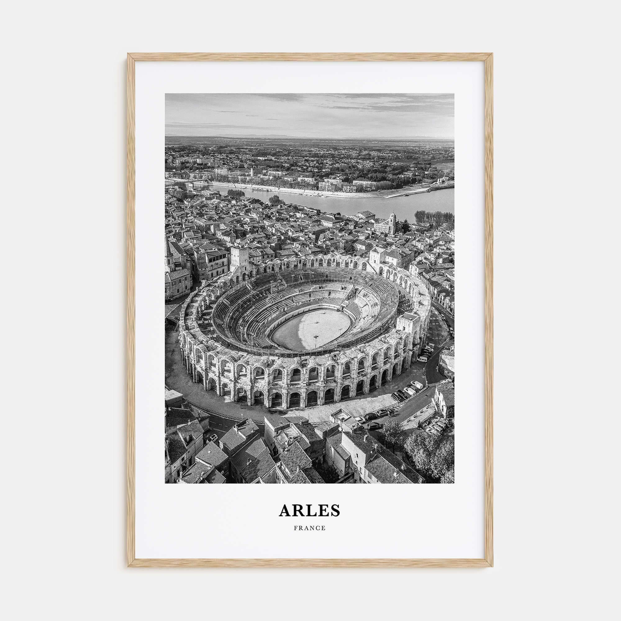 Arles Portrait B&W Poster