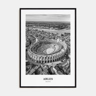 Arles Portrait B&W Poster